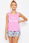ASOS Shake Your Coconuts Vest & Short Pyjama Set