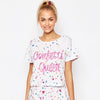 BRIDAL Confetti Queen Tee & Short Pyjama set